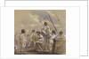 A group of gunners at rest by Edward Hovell Thurlow