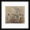 A group of gunners at rest by Edward Hovell Thurlow