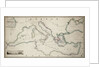 General chart of the Mediterranean Sea including the Gulf of Venice, Archipelago and part of the Black Sea with the steampacket routes by James Wyld