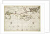 Chart of the English coast, Isle of Wight and Portsmouth harbour by Alexis Hubert Jaillot