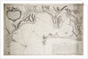 Hydrographic chart of the Bay of Cadiz by Jacques Nicolas Bellin