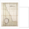 Map of the southwest of Africa, 18th century by Departement de la Marine