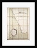 Map of the southwest of Africa, 18th century by Departement de la Marine