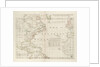 Chart of the Atlantic Ocean, with the British, French & Spanish settlements in North America and the West Indies by Thomas Jefferys