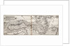 Vavassore chart of the Mediterranean Sea, believed to be the earliest surviving printed chart, 1541 by Giovanni Andrea Di Vavassore
