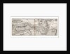 Vavassore chart of the Mediterranean Sea, believed to be the earliest surviving printed chart, 1541 by Giovanni Andrea Di Vavassore
