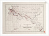 General map of telegraph lines between Europe, India, Australia, and China by Oriental Telegraph Company Ltd