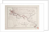 General map of telegraph lines between Europe, India, Australia, and China by Oriental Telegraph Company Ltd