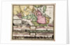 Chart of the Baltic Sea with views of Stockholm by J.B. Homann