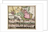 Chart of the Baltic Sea with views of Stockholm by J.B. Homann