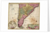 Chart of Paraguay, Chile, Straits of Magellan and Tierra del Fuego in South America by Nicholas Visscher