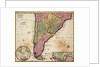 Chart of Paraguay, Chile, Straits of Magellan and Tierra del Fuego in South America by Nicholas Visscher