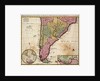 Chart of Paraguay, Chile, Straits of Magellan and Tierra del Fuego in South America by Nicholas Visscher
