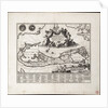 Mappa Aestivarum Insularum, alias Barmudas dictarum. Single sheet, engraving. by Unknown