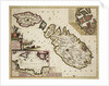 Map of Malta, Gozo and Comino by Frederik de Wit