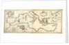 Chart of the Mediterranean, 1730 by Charles Price
