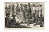 Slave dealers and slaves, a street scene in Zanzibar by unknown