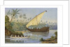HMS 'London' chasing a slaving dhow near Zanzibar by Robert O'Donelan Ross-Lewin