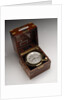 Marine chronometer in case by Hamilton Watch Co.