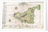 Chart of Sicily, 1554 by Battista Agnese