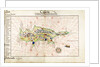 Vellum chart of Cyprus, 1554 by Battista Agnese