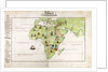 Vellum chart of Africa, India and the Mediterranean by Battista Agnese