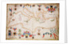 Portulan chart of western Mediterranean by unknown