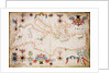 Portulan chart of western Mediterranean by unknown