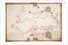 Adriatic chart, circa 1620 by unknown