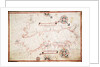 Adriatic chart, circa 1620 by unknown