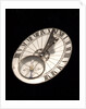 Portable horizontal dial for latitude 48˚ north. by Claude Bonnevie