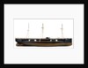 Model of HMS 'Captain' (1869) by unknown