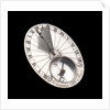 Portable horizontal dial for latitude 49˚ by Chapotot