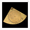 Obverse of Gunter quadrant by unknown