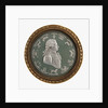 Circular portrait medallion by unknown