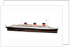 Passenger liner SS 'Normandie' (1932) by J. Montera