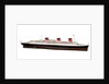 Passenger liner SS 'Normandie' (1932) by J. Montera
