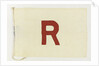 House flag, Red 'R' Steamship Co. Ltd by unknown
