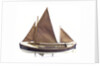 Full hull model, Watson lifeboat, port broadside by unknown