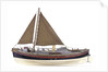 Full hull model, Watson lifeboat, port broadside by unknown