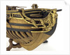 Full hull model, yacht, figurehead by Unknown