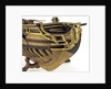 Full hull model, yacht, figurehead by Unknown