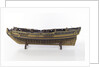 Full hull model, yacht, port broadside by unknown