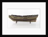 Full hull model, yacht, port broadside by unknown