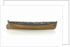 Full hull model, 8-oared whaleboat, starboard broadside by unknown