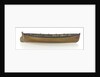 Full hull model, 8-oared whaleboat, starboard broadside by unknown