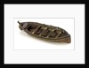Full hull model, 8-oared whaleboat, starboard by unknown