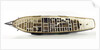 Accommodation model, yacht, overhead view of cabins by unknown