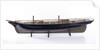 Accommodation model, yacht, port broadside by unknown