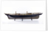Accommodation model, yacht, port broadside by unknown